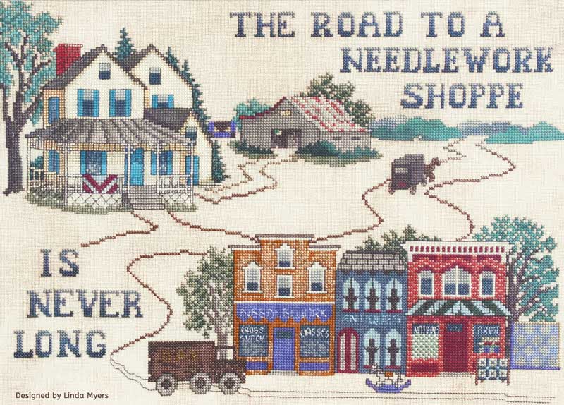 The road to a shoppe by Linda Myers